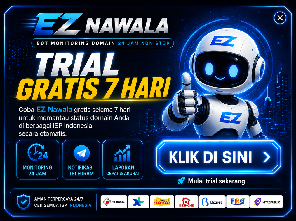 Trial gratis 7 hari EZ Nawala